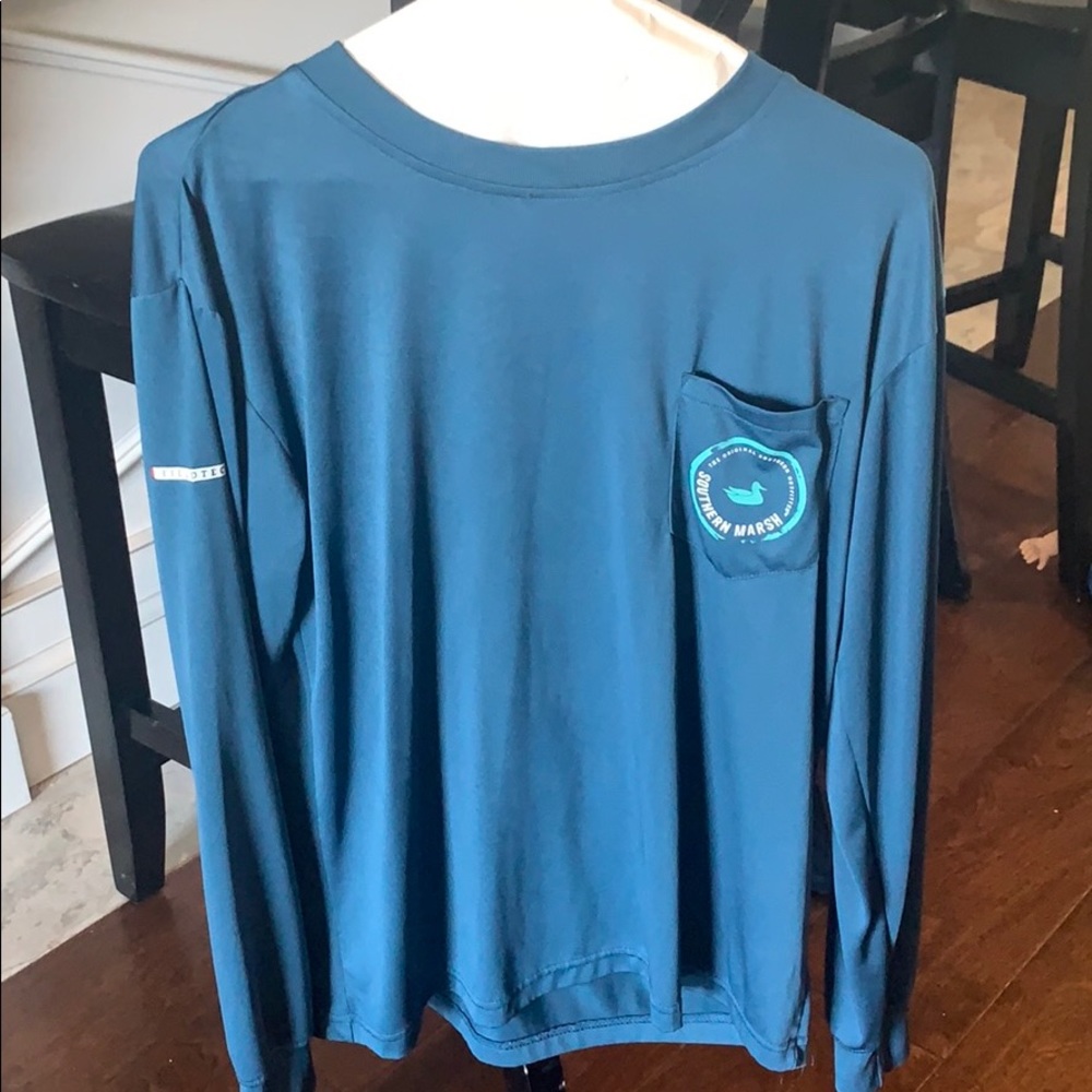 men’s medium southern marsh long sleeve shirt